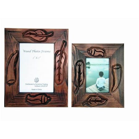 Sunshine Trading Handmade Wood Photo Frame - 5 x 7 Inch ST-22-7
